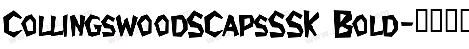 CollingswoodSCapsSSK Bold字体转换